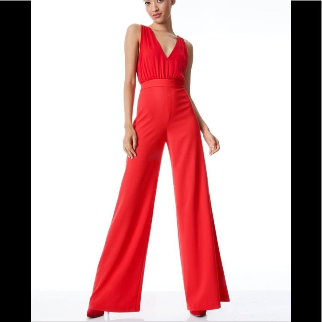 New Alice And Olivia Gale Jumpsuit